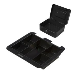 Метална каса - Yanda, 20x16x9см