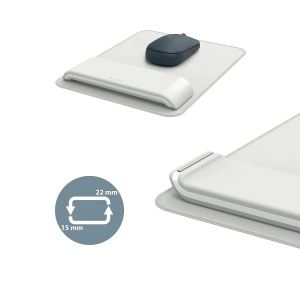 Подложка за мишка с регулируема опора за китка Leitz Ergo - светлосив