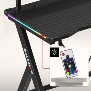 Геймърско бюро Hero 1.9 RGB, 120см
