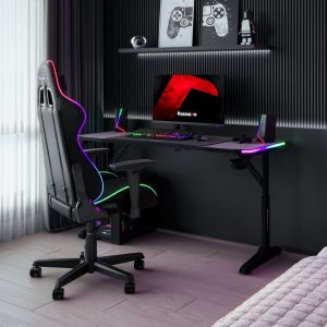 Геймърско бюро Hero 3.6 RGB, 140см