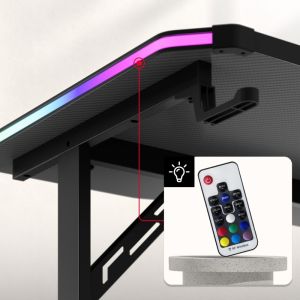Геймърско бюро Hero 4.6 RGB, 160см
