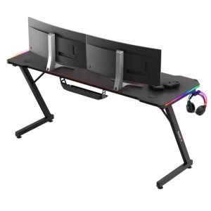 Геймърско бюро Hero 4.8 RGB, 160см
