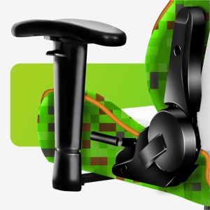 Детски геймърски стол Ranger 6.0 - бял/пиксели