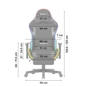 Геймърски стол Force 5.7 - RGB LED подсветка
