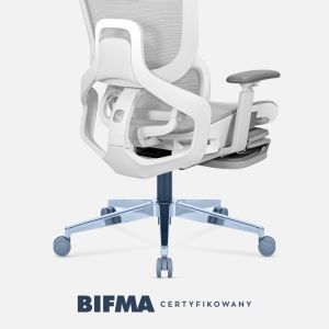 Мениджърски стол Expert 9.3 с поставка за крака - сив