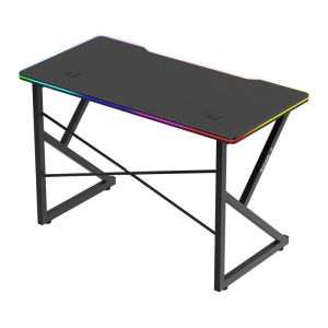 Геймърско бюро Hero 1.7 RGB, 120см, черен