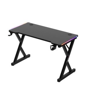 Геймърско бюро Hero 2.3 RGB, 120см, черен