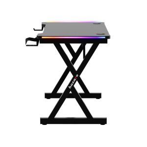 Геймърско бюро Hero 2.3 RGB, 120см, черен