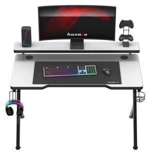 Геймърско бюро Hero 5.0, 120см, бял