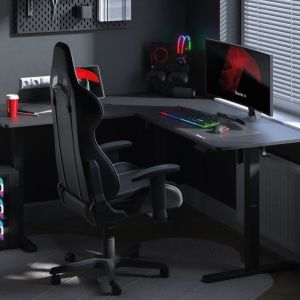 Електрическо бюро Hero 9.5 с регулируема височина, 160см, черен