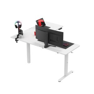 Електрическо бюро Hero 9.5 с регулируема височина, 160см, бял