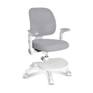 Детски въртящ се стол стол Junior 5.0 - сив