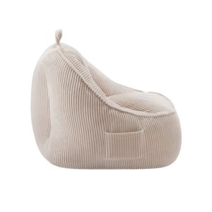 Фотьойл-пуф Comfy 4.0 с облегалка - бежов