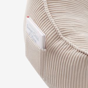 Фотьойл-пуф Comfy 4.0 с облегалка - бежов