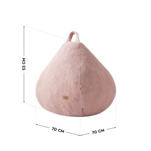 Барбарон от рипсено кадифе Comfy 1.0 - розов