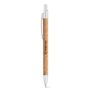 NATURA. Химикалка от корк и рециклиран алуминий (100% rAL)