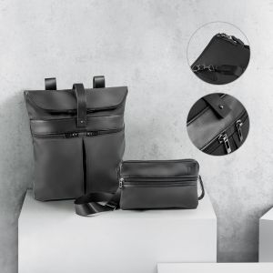 ROVER BACKPACK. Раница от микрофибър и полиуретан