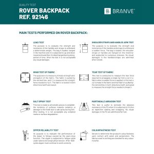 ROVER BACKPACK. Раница от микрофибър и полиуретан