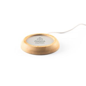 GATES. Mug warmer with bamboo body