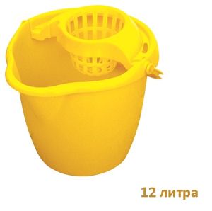 Кръгла кофа с цедка York 12 l